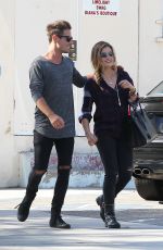 LUCY HALE and Adam Pitts Out and About in Los Angeles