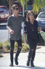 LUCY HALE and Adam Pitts Out and About in Los Angeles