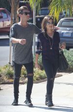 LUCY HALE and Adam Pitts Out and About in Los Angeles
