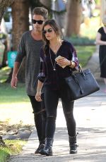 LUCY HALE and Adam Pitts Out and About in Los Angeles