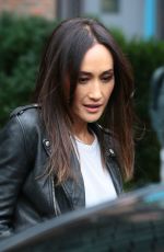 MAGGIE Q Leaves the Bowery Hotel in New York