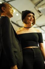 MAISIE WILLIAMS at London College of Fashion VIP Catwalk Show