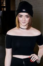 MAISIE WILLIAMS at London College of Fashion VIP Catwalk Show