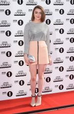 MAISIE WILLIAMS at Radio One Teen Awards at Wembley Arena in London