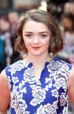 MAISIE WILLIAMS at The Falong Premiere in London