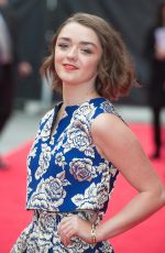 MAISIE WILLIAMS at The Falong Premiere in London
