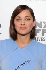 MARION COTTILARD at Two Days, One Night Premiere at NYFF