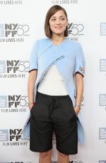 MARION COTTILARD at Two Days, One Night Premiere at NYFF