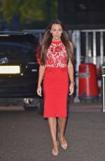 MICHELLE HEATON Leaves a Studio in London 2010