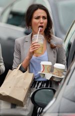 MICHELLE KEEGAN on the Set of Ordinary Lies