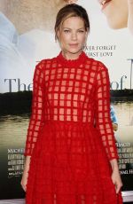 MICHELLE MONAGHAN at The Best of Me Premiere in Los Angeles