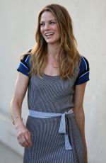 MICHELLE MONAGHAN Leaves Jimmy Kimmel Live! in Hollywood