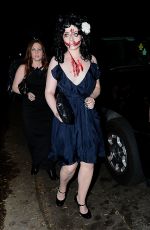 MICHELLE TRACHTENBERG at a Halloween Party in Beverly Hills