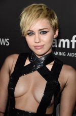 MILEY CYRUS at 2014 Amfar LA Inspiration Gala in Hollywood