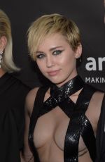 MILEY CYRUS at 2014 Amfar LA Inspiration Gala in Hollywood