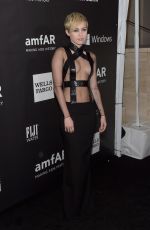MILEY CYRUS at 2014 Amfar LA Inspiration Gala in Hollywood