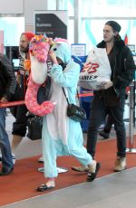 MILEY CYRUS at Airport in Sydney 2410