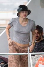 MILEY CYRUS on a Boat Trip to Waiheke Island