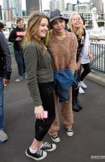 MILEY CYRUS on a Boat Trip to Waiheke Island