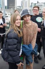 MILEY CYRUS on a Boat Trip to Waiheke Island