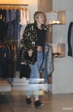 MILEY CYRUS Out Shopping in Buenos Aires