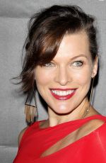 MILLA JOVOVICH at 2014 Amfar LA Inspiration Gala in Hollywood