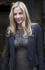MIRA SORVINO Leaves BBC Radio 2 Studios in London
