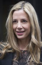 MIRA SORVINO Leaves BBC Radio 2 Studios in London