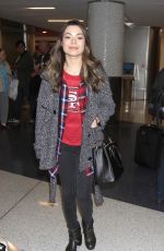 MIRANDA COSGROVE at Los Angeles International Airport