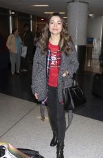 MIRANDA COSGROVE at Los Angeles International Airport