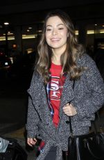 MIRANDA COSGROVE at Los Angeles International Airport