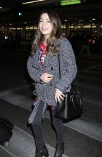 MIRANDA COSGROVE at Los Angeles International Airport