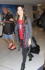 MIRANDA COSGROVE at Los Angeles International Airport