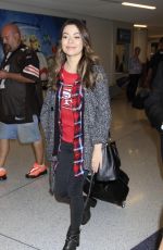 MIRANDA COSGROVE at Los Angeles International Airport