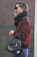 MIRANDA KERR Arrives at a Business Meeting in Encino