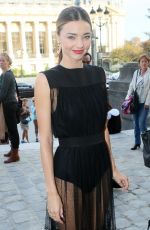 MIRANDA KERR at Shiatzy Chen Fashion Show in Paris