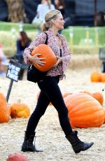 MOLLY SIMS at Mr. Bones Pumpkin Patch in West Hollywood