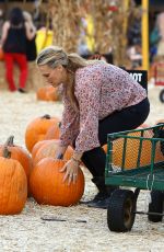 MOLLY SIMS at Mr. Bones Pumpkin Patch in West Hollywood