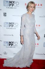 NAOMI WATTS at Birdman Screening at 52nd New York Film Festival
