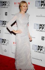 NAOMI WATTS at Birdman Screening at 52nd New York Film Festival