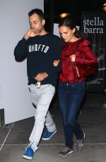 NATALIE PORTMAN and Benjamin Millepied Leaves Arclight Cinemas in Hollywood