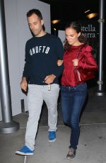 NATALIE PORTMAN and Benjamin Millepied Leaves Arclight Cinemas in Hollywood