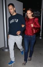 NATALIE PORTMAN and Benjamin Millepied Leaves Arclight Cinemas in Hollywood