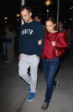 NATALIE PORTMAN and Benjamin Millepied Leaves Arclight Cinemas in Hollywood