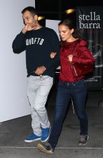 NATALIE PORTMAN and Benjamin Millepied Leaves Arclight Cinemas in Hollywood