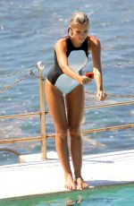 NATASHA OAKLEY in Swimsuit at Bondi Beach