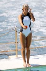 NATASHA OAKLEY in Swimsuit at Bondi Beach