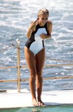 NATASHA OAKLEY in Swimsuit at Bondi Beach