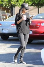 NAYA RIVERA Leaves Coffee Bean in Los Angeles