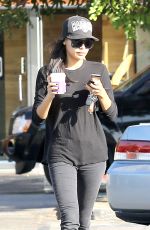NAYA RIVERA Leaves Coffee Bean in Los Angeles